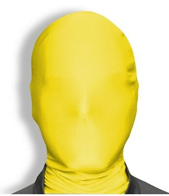 #ad Morphsuit Mask For Halloween Yellow $14.99