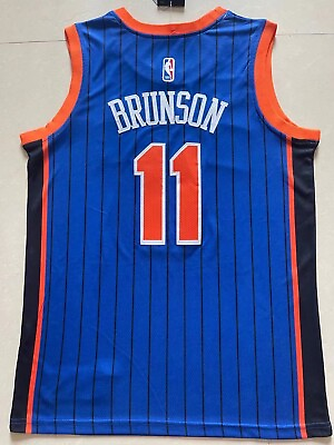 #ad New York Basketball #11 Jalen Brunson Basketball Stitched Jersey $49.77