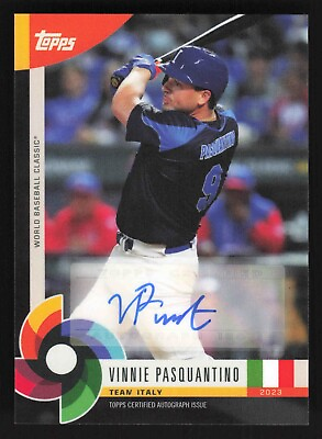 #ad 2023 Topps World Baseball Classic Global Stars Vinnie Pasquantino Black Auto SP $44.99