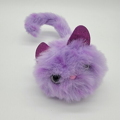 #ad Pomsies Interactive Wearable Plush Pom Pom Pets Toy Cat Purple $5.39