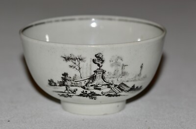 #ad Rare Worcester Smokey Primitive or Transitional Period L#x27;Amour Tea Bowl c1755 78 GBP 245.00