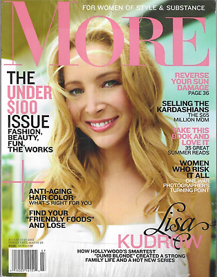 #ad More Magazine Lisa Kudrow Under 100 Issue Mary Crowley Chris Jenner Fashion $20.66
