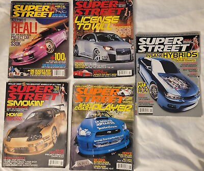 #ad Super Street Magazine Jan June July August November 2006 Honda Mazda Nissan Jdm $55.00
