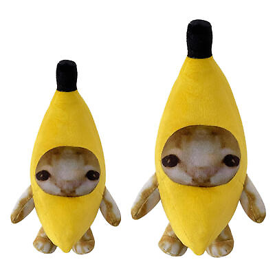 #ad Banana Cat Plush Toy Cute Crying Banana Cat Ins Fashion Doll kid gift $18.17