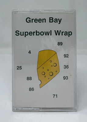 #ad 1997 GREEN BAY SUPER BOWL WRAP CASSETTE — Rap NFL Rare Factory Sealed NOS NIP $13.49