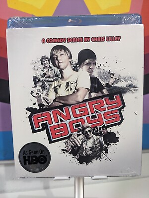 #ad Angry Boys Blu ray 2012 3 Disc Set OOP NEW w slipcover Chris Lilley HBO $99.99