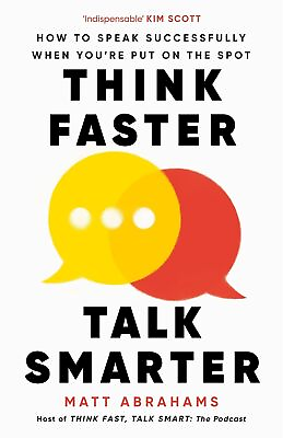 #ad Think Faster Talk Smarter by Matt Abrahams PAPERBACK 2023 $15.92