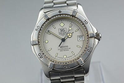 #ad 【 EXC 】 Vintage TAG Heuer 2000 Professional 962.206 Quartz Watch from JAPAN $239.90