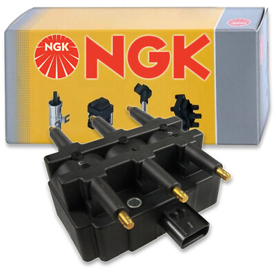 #ad 1 pc NGK Ignition Coil for 2007 2011 Jeep Wrangler 3.8L V6 Spark Plug Tune sk $80.99