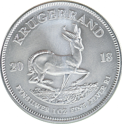 #ad South Africa 2018 1oz Silver Krugerrand Mixed Condition First Issue $42.29