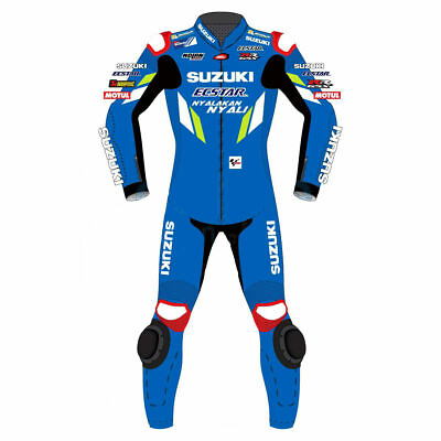 #ad Alex Rins Suzuki Ecstar MotoGP 2019 Leather Suit Racing Leather Suit $349.00