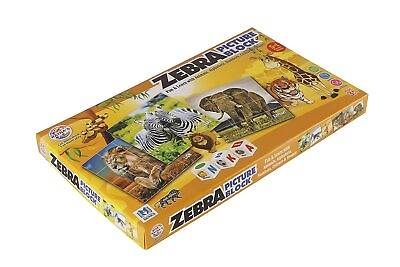 #ad Educational Block Games:Zebra Animal Blocks For Kids To Enhance Knowledge 3 Y $82.17