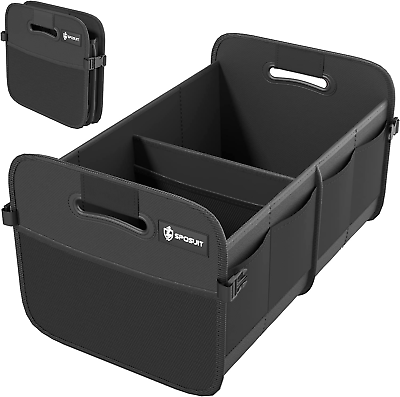 #ad Collapsible Trunk Organizer for Car SUV Pockets Handle Grocery Cargo Storage BL $31.20