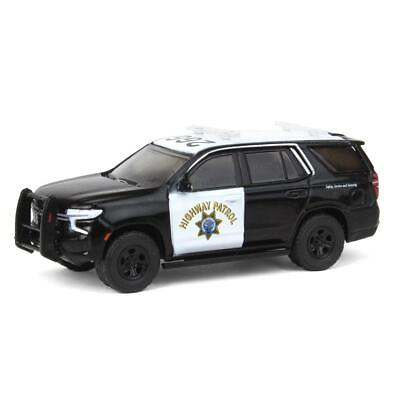 #ad 1 64 Chevy Tahoe Police California Hwy Patrol Greenlight Hot Pursuit 43 43010 F $16.95