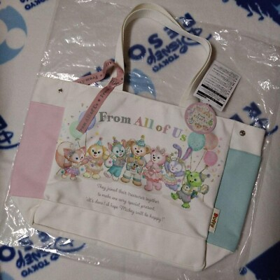 #ad Tokyo Disney Sea Limited Duffy amp; Friends Tote bag w Pockets 2023 Spring Japan $166.25