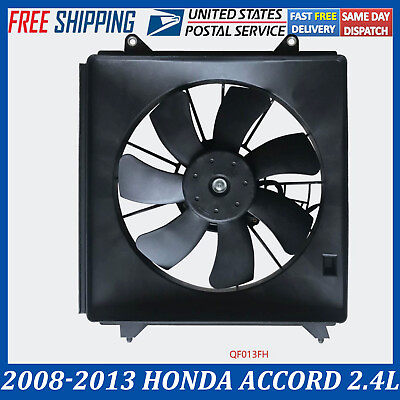 #ad For Honda Fan Assembly Car Radiator Cooling Accord 2008 2018 2.0L 2.4L Crosstour $46.99