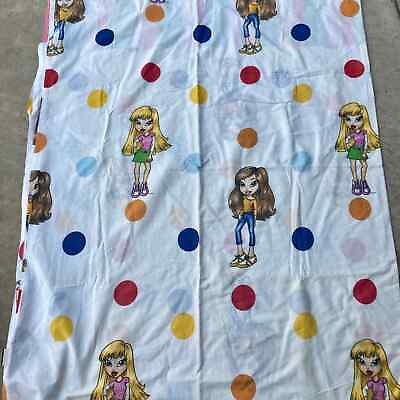 #ad VTG 2000 y2k Lil Bratz Doll Full Sheets Baby polka dot soft cotton cute teen Gir $20.00