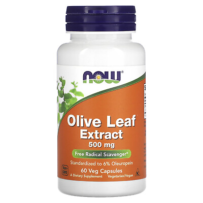 #ad Olive Leaf Extract 500 mg 60 Veg Capsules $7.92