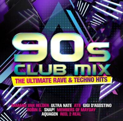#ad Various Artists 90#x27;s Club Mix: The Ultimate Rave amp; Techno Hits CD Album $28.62