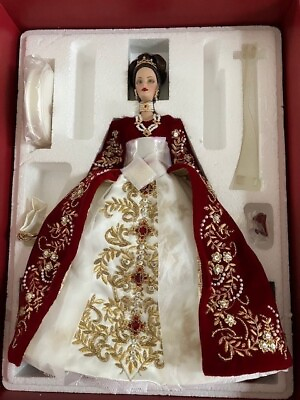 #ad Faberge’ Imperial Splendor Barbie Porcelain doll limited edition serial # 02685 $320.00