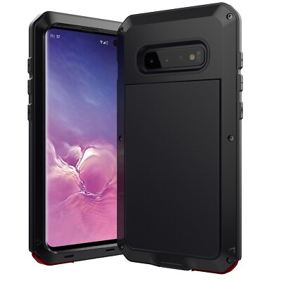 #ad For Samsung Galaxy S10 Case Aluminum Metal Shockproof Heavy Duty Rugged Cover $16.99