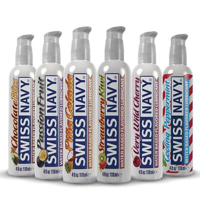 #ad Swiss Navy Water Based Flavored Lubricants Choose Size and Flavor $13.99