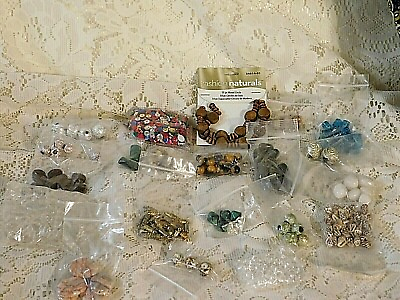 #ad Beads Assorted Multi Colored Multi Sizes Multi Styles $22.00
