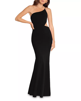 #ad AQUA Asymmetric Side Cutout Gown 10A 2235 $38.96