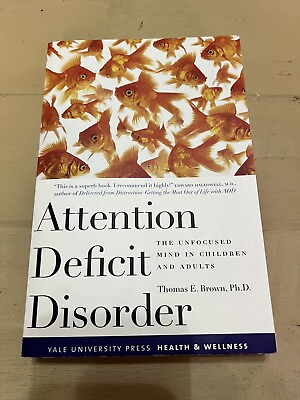 #ad Yale University Press Health and Wellness Attention Deficit Disorder $1.20