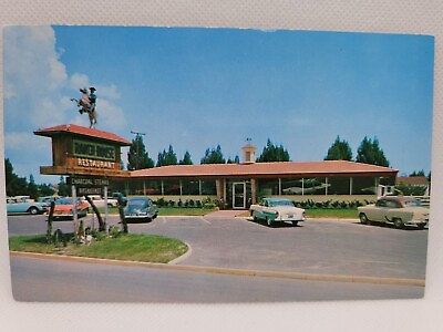 #ad Vintage Postcard Alexander#x27;s Ranch House Restaurant St Augustine Florida Old Car $12.95