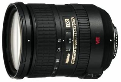 #ad Nikon AF S DX VR Zoom Nikkor ED18 200mm F3.5 5.6G IF For Nikon DX format only $116.48