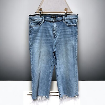 #ad 🌻Banana Republic Plus Size High Rise Wide Leg Crop Leg Jeans. $25.00