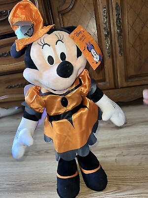 #ad 23” Disney Minnie Mouse door greeter new Halloween orange witch nwt $29.00