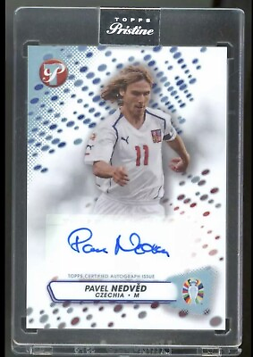 #ad #ad PAVEL NEDVED 2023 Topps Pristine Road to UEFA Euro Encased Autograph Card #PA PN $59.99