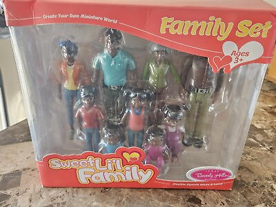 #ad Beverly Hills Doll Collection Sweet Lil Family African American Family Set $44.99