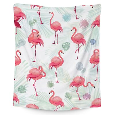 #ad Flamingo Blanket Gifts 40x50 Inches Cute Throw Blanket for Women amp; Girls ... $27.06