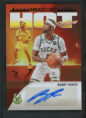 #ad 2023 24 BOBBY PORTIS AUTO PANINI HOOPS HOT SIGNATURES AUTOGRAPHS $7.99