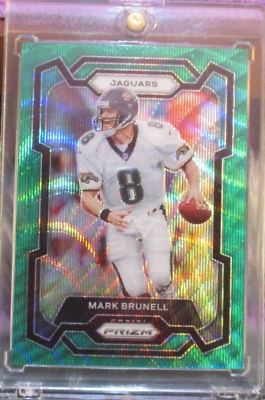 #ad 2023 Prizm Mark Brunell Green Wave #136 Jacksonville Jaguars in USED ONE TOUCH $12.99
