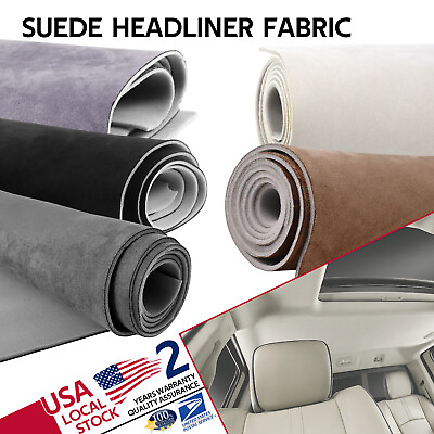 #ad Car Roof Liner Replacement Headliner Fabric Material Foam Backing 60quot; Width $30.99