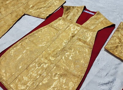 #ad Cloth of Gold Roman Chasuble $2450.00