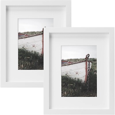 #ad Better Homes amp; Gardens 8quot; x 10quot; Matted for 5quot; x 7quot; White Frame Set of 2 $24.50