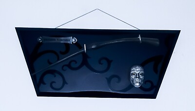 #ad Noble Collection Bellatrix Lestrange’s Wand and Wood Display Resin NN7976 GBP 74.99