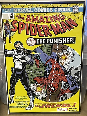 #ad AMAZING SPIDER MAN #129 1ST PUNISHER APPEARANCE TOY BIZ ACTION FIGURE REPRINT $24.99