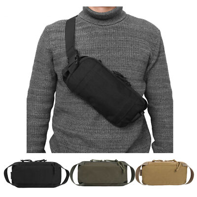 #ad Tactical Fanny Pack for Men Dangler Pouch Concealed Carry Fanny Pack Drop Pouch $13.99