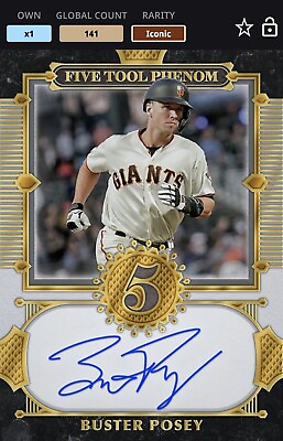 #ad Buster Posey 2024 Topps Bunt DIGITAL Five Star Auto $9.95