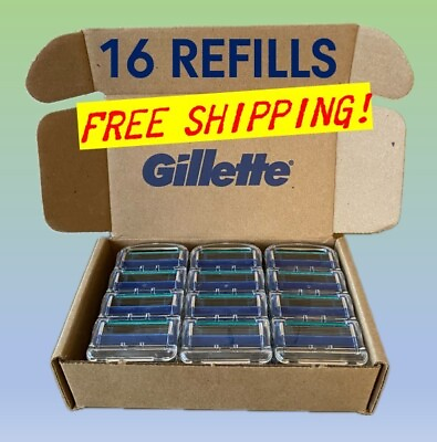 #ad Ships Free Genuine Gillette5 Razor Blade Refills 16 Count. Fits Fusion Handle $35.92