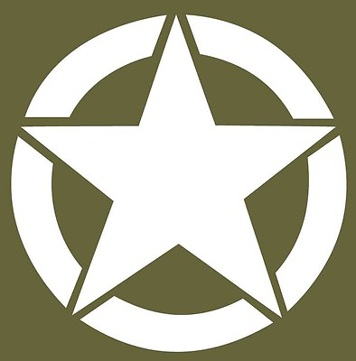 #ad Military Army Star Vinyl Decal Sticker $1.99