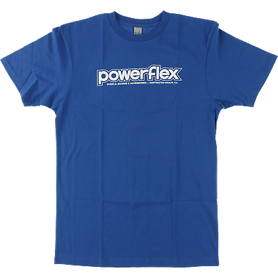 #ad Powerflex Logo T Shirt Size: SMALL Royal White $28.99