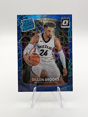 #ad Dillon Brooks 2017 18 Optic Rated Rookies Blue Velocity Prizm RC #152 Grizzlies $5.39