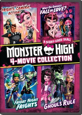 #ad Monster High: 4 Movie Collection DVD $22.00